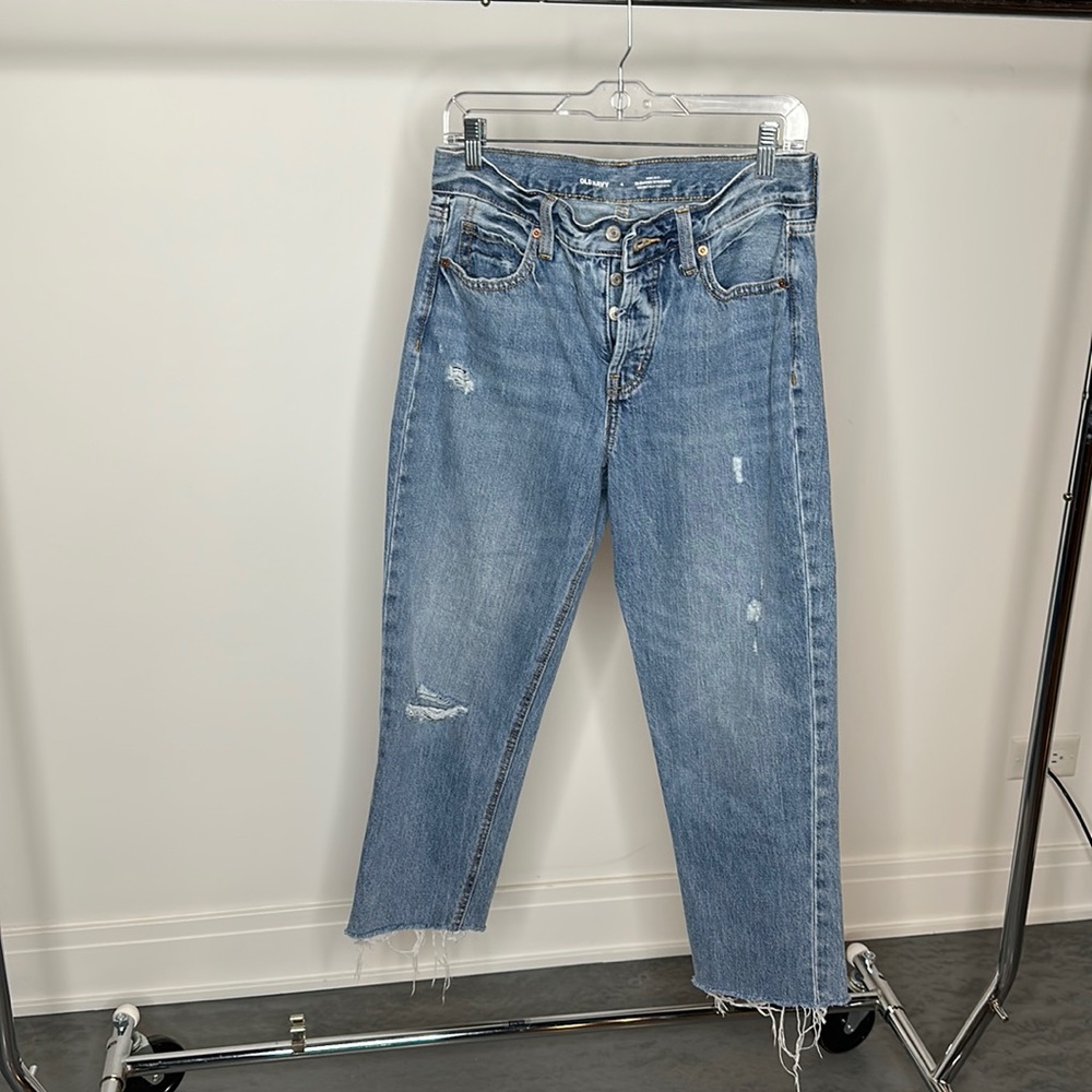 Old Navy High Rise Slouchy Straight